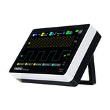 FNIRSI 1013D - Oscilloscope portable tactile 7 pouces, 100 MHz, 2 voies : écran tactile courbes