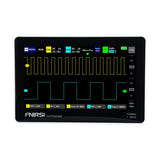 FNIRSI 1013D - Oscilloscope portable tactile 7 pouces, 100 MHz, 2 voies : vue de côté