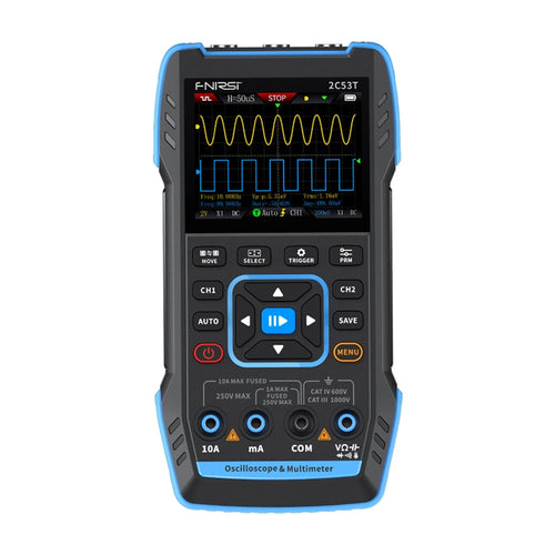 FNIRSI 2C53T - oscilloscope portable 3-en-1 avec multimètre - visuel 1