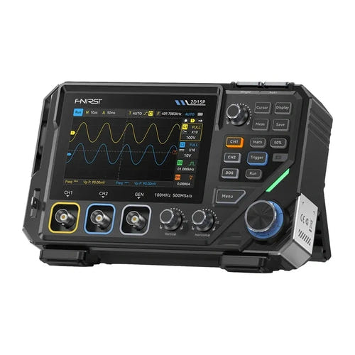 FNIRSI 2D15P - oscilloscope portable 2 voies 100 MHz, multimètre et générateur - visuel 1