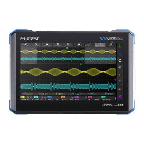 FNIRSI DPOS350P - oscilloscope numérique tactile 4 en 1, 350 MHz - visuel 1
