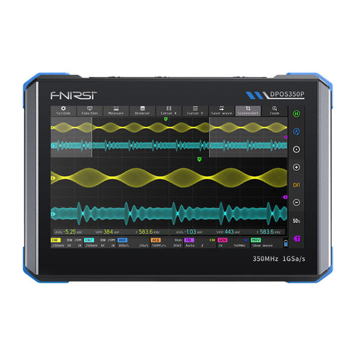 FNIRSI DPOS350P - oscilloscope numérique tactile 4 en 1, 350 MHz - visuel 1
