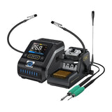 FNIRSI DWS-200F - Station de soudage numerique 200 W : fer à souder poignée siliconee