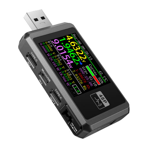 FNIRSI FNB48P - testeur de port USB noir métal