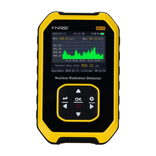 FNIRSI GC-01 - détecteur de radiations Geiger compact