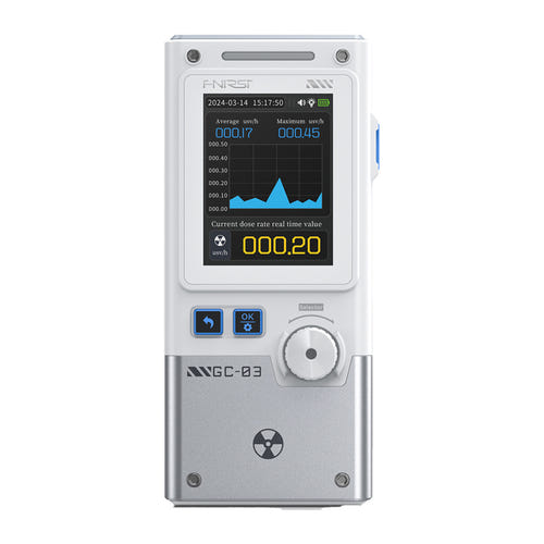FNIRSI GC-03 WT - Détecteur de radiations et de champs, blanc