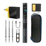 FNIRSI HS-02B MAX - Kit fer à souder intelligent 100 W rapide : vue mallette