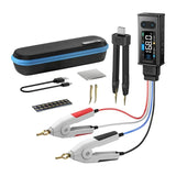 FNIRSI LCR-ST2Plus - testeur LCR à brucelles avec pince Kelvin : cordon pince kelvin quatre fils