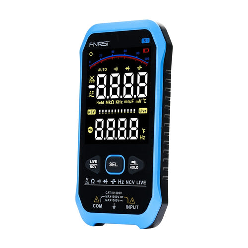 FNIRSI S1 - Multimètre numérique True RMS avec écran couleur (vue 1)