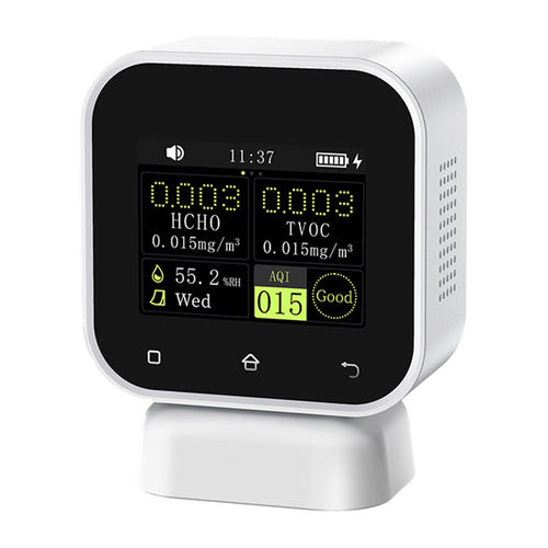 FNIRSI SFD-02 - Moniteur de qualité de l'air 4-en-1, détecteur de formaldéhyde