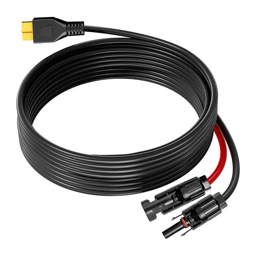 FOSSIBOT XT90-MC4 - câble solaire MC4 vers XT90, 5 m, noir
