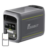 FOSSIBOT F1800 - station électrique portable 1024 Wh, 1800 W, grise