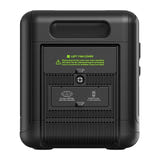 FOSSIBOT F2400 - station électrique portable 2048 Wh, 2400 W, noire : lampe LED SOS