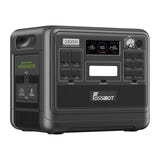 FOSSIBOT F2400 - station électrique portable 2048 Wh, 2400 W, noire : prises 230 V