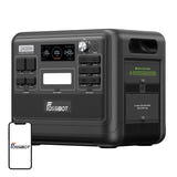 FOSSIBOT F2400 - station électrique portable 2048 Wh, 2400 W, noire