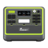 FOSSIBOT F2400 - station électrique portable 2048 Wh, 2400 W, verte : bivouac extérieur