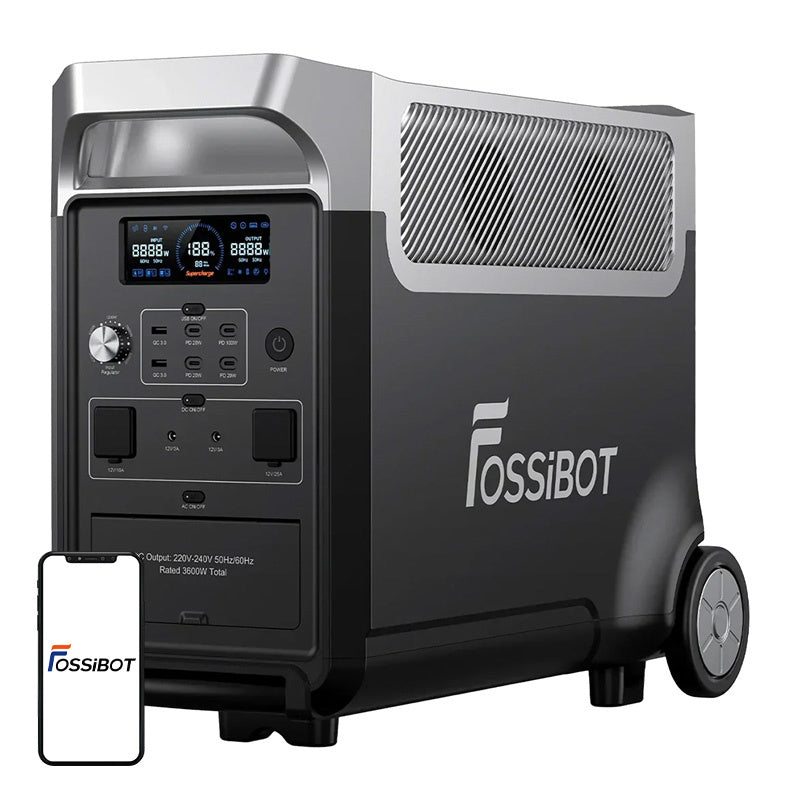 FOSSIBOT F3600 Pro - station électrique portable 3840 Wh, 3600 W, noire - visuel 1