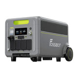 FOSSIBOT F7200 - station électrique portable 5,2 kWh, 7200 W, verte : écran paramètres