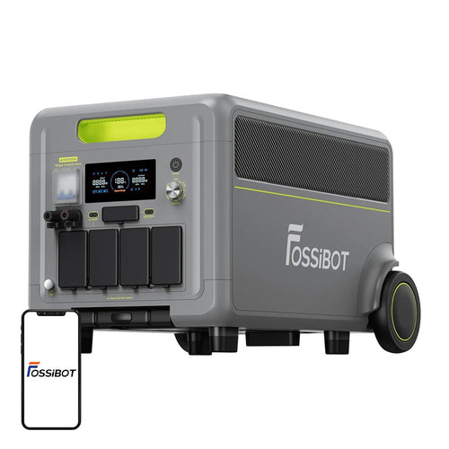 FOSSIBOT F7200 - station électrique portable 5,2 kWh, 7200 W, verte - visuel 1