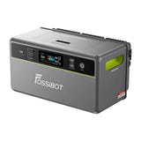 FOSSIBOT FBP1200 - Station électrique portable tout-en-un 1958 Wh, verte : sortie secteur 1 200 W stockage solaire