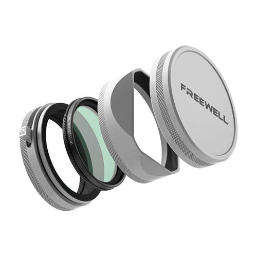 Freewell - Kit filtre hybride et pare-soleil pour Fujifilm X100 (argent)