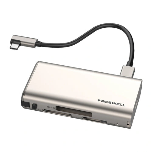 Freewell Pro Card Reader Plus - Lecteur de cartes CFexpress, XQD et SD : aluminium