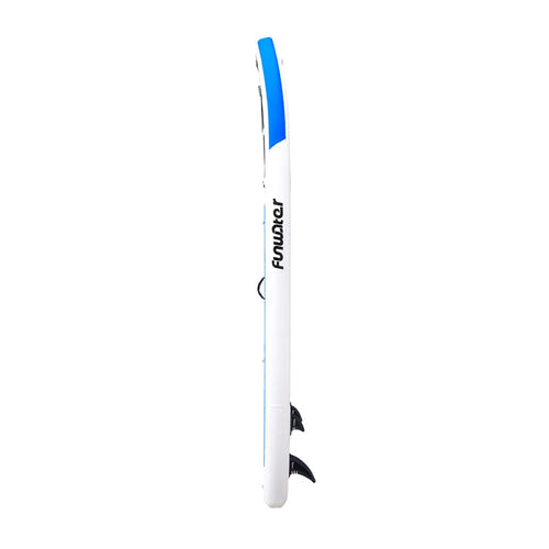 FunWater SUPFW05B Tiki - Paddle gonflable 3,2 m, bleu et blanc : planche SUP supfw05b en rivière