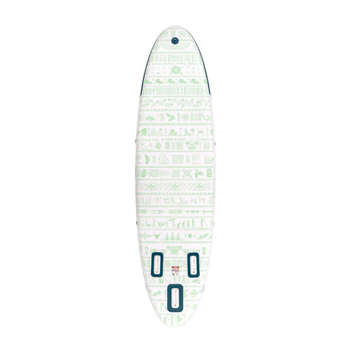FunWater SUPFW05D Tiki - Paddle gonflable 3,2 m, vert : mousse EVA embossée antidérapante