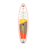 FunWater SUPFW69B - Paddle gonflable 3,35 m, orange et blanc : planche SUP supfw69b sur un lac