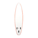 FunWater SUPFW69B - Paddle gonflable 3,35 m, orange et blanc : sac à dos et pagaie démontée