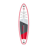 FunWater SUPFW69C - Paddle gonflable 3,35 m, rouge et blanc : planche SUP supfw69c en bord de mer