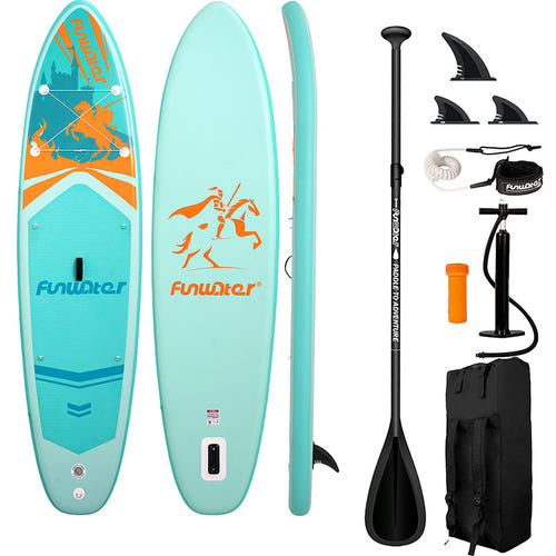 FunWater SUPFW70A - Paddle gonflable 3,5 m, turquoise
