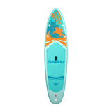 FunWater SUPFW70A - Paddle gonflable 3,5 m, turquoise : planche SUP supfw70a au lever du jour