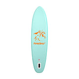 FunWater SUPFW70A - Paddle gonflable 3,5 m, turquoise : poignée de portage et leash