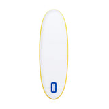 FunWater SUPTS08B Tuxedo Sailor - Paddle gonflable enfant 2,4 m, bleu : aileron amovible vue de dessous