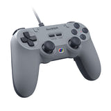 GameSir T3 GY Tegenaria Lite - Manette de jeu filaire à sticks Hall, gris rétro - visuel 3