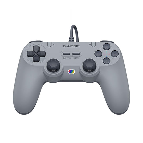 GameSir T3 GY Tegenaria Lite - Manette de jeu filaire à sticks Hall, gris rétro - visuel 1