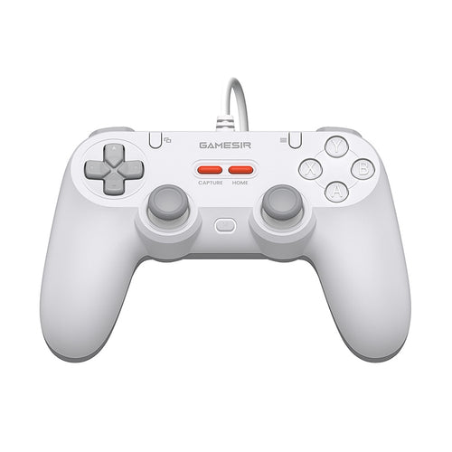 GameSir T3 WT Tegenaria Lite - Manette de jeu filaire à sticks Hall, blanc - visuel 1