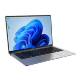 GEEKOM GeekBook X14 Pro - Portable OLED Core Ultra 5, 16 Go RAM : vue argent