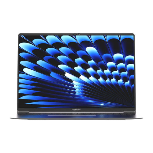 GEEKOM GeekBook X16 Pro - Portable Intel Core Ultra 5, 16 Go RAM : vue argent