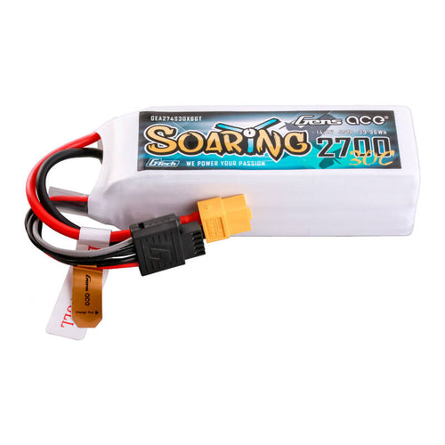 Gens ace G-Tech Soaring 2700 mAh 14,8 V 30C - batterie LiPo 4S (XT60)