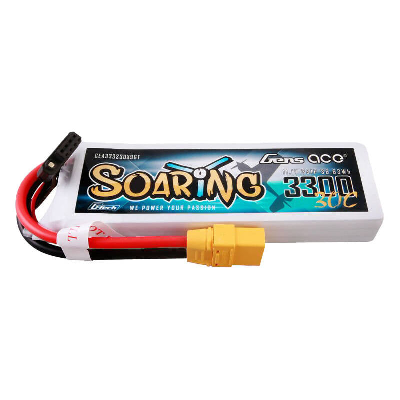 Gens ace G-Tech Soaring 3300 mAh 11,1 V 30C - batterie LiPo 3S (XT90) - visuel 1