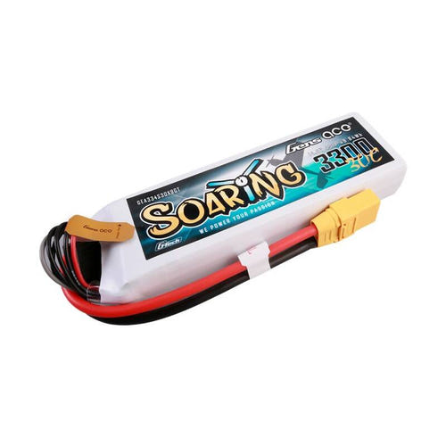 Gens ace G-Tech Soaring 3300 mAh 14,8 V 30C - batterie LiPo 4S (XT90)