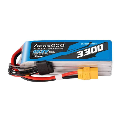 Gens ace G-Tech 3300 mAh 22,2 V 60C - batterie LiPo 6S XT90