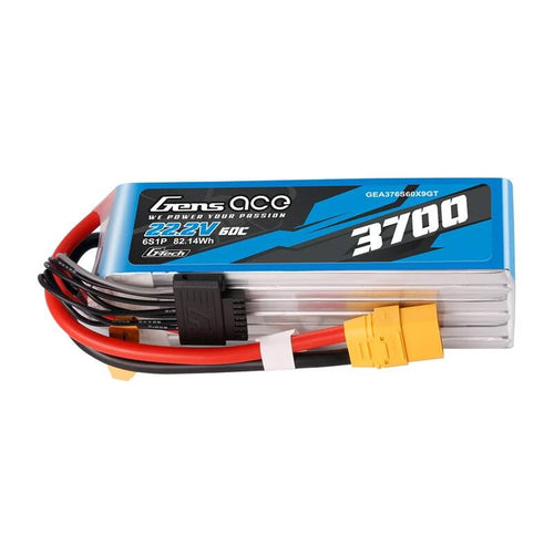 Gens ace G-Tech 3700 mAh 22,2 V 60C - batterie LiPo 6S XT90