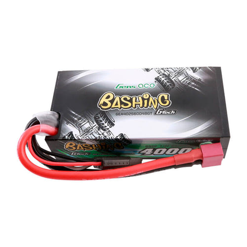 Gens ace G-Tech 4000 mAh 7,4 V 60C - batterie LiPo 2S2P (prise T) : 4 000 mAh 7,4 V 2S prise t