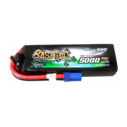 Gens ace G-Tech 5000 mAh 11,1 V 60C - batterie LiPo 3S EC5