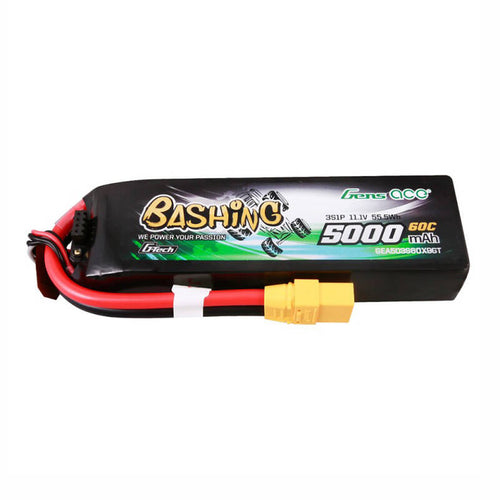 Gens ace 5000 mAh 11,1 V 60C - batterie LiPo 3S XT90 Bashing