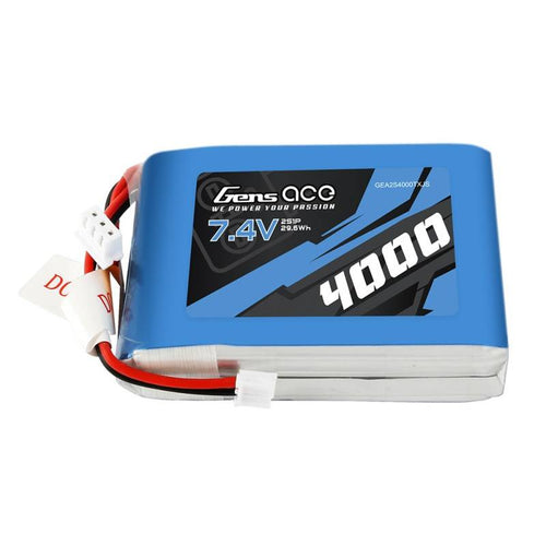 Gens ace - Batterie LiPo 4000 mAh 7,4 V pour radiocommandes : 4 000 mAh Gens ace