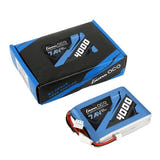 Gens ace - Batterie LiPo 4000 mAh 7,4 V pour radiocommandes : étiquette caractéristiques